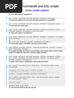 Dataguard Commands and SQL Scripts