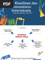 Dasar Klasifikasi Dan Nomenklatur Invertebrata Pert 1 PDF