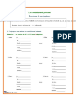 Le Conditionnel Present Exercices Et Corrige