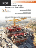 Mayores Costos en Contratos de Obras Publicas