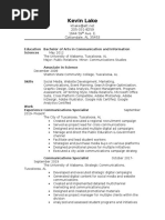 Kevin Lake Resume 1