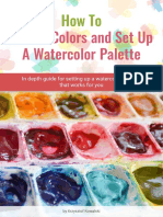 How To Choose Colors and Set Up A Watercolor Palette