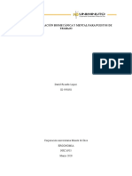 Matriz de Evaluación Biomecánica y Mental para Puestos de Trabajo