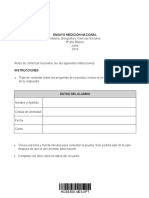 Ensayo SIMCE 8º - Junio PDF