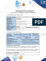 Guía de Actividades y Rúbrica de Evaluación - Paso 4 - Ejecución y Desarrollo