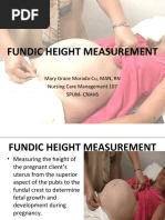 Fundic Height Measurement