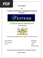 Study On Performance Management System at Westside