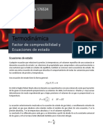 Factor de Compresibilidad y Ecuaciones de Estado - Carlos Mendoza PDF