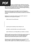 La Prueba de Referencia Es Toda Declaración Realizada Por Fuera Del Juicio Oral y Es Utilizada para Probar o Excluir Uno o Varios Elementos Del Delito