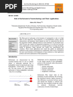 Role of Surfactant in Nanotechnology PDF