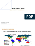 Hot and Arid Climate