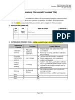 Procedure - Outsourced Processes