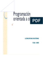 Programación Orientada A Objetos Clase 15