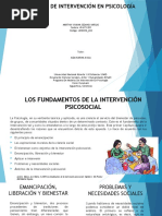 Modelos de Intervencion en Psicologia