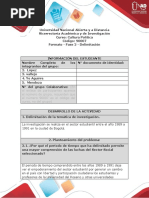 Formato - Fase 2 - Delimitación SECTOR ESTUDIANTIL