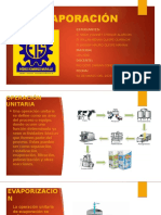 Evaporación (Opu-500) Exponer Grupo 5