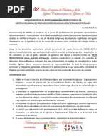 Voto Resolutivo - Apoyo Ley de Libertad Religiosa