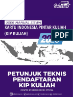 PETUNJUK TEKNIS PENDAFTARAN KIP KULIAH v.1.0 PDF