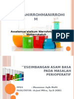 Keseimbangan Asam Basa Perioperatif