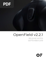 OpenField Release Notes 2.2.1