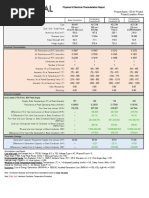 Physical & Electrical Characteristics Report