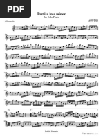 Bach Johann Sebastian Partita Minor 11820 PDF