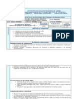 Planeador Grado Primero Matemáticas 2020