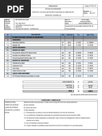 Presupuesto - Estudio Geotécnico Con Fines de Cimentación PDF