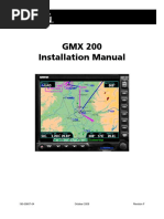 GMX 200 Installation Manual: 190-00607-04 October 2008 Revision F