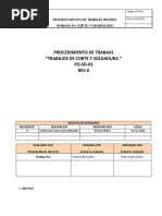 Procedimiento de Esmerilado