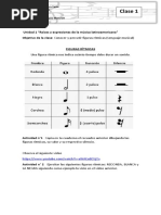 Clase N°1 Figuras Ritmicas (5° Años)