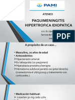 PAQUIMENINGITIS HIPERTROFICA IDIOPATICA Ateneo