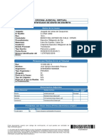 Oficina Judicial Virtual: Certificado de Envío de Escrito