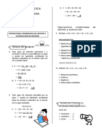 Area Matematica 1ro Secundaria