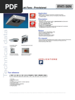 IFHT-50N: Centrifugal Jet Fans - Provisional