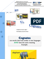 Cognates Vs False Cognates