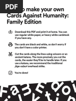 CAH Family Edition Large Print