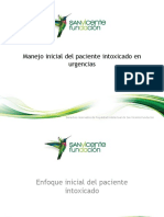 Memorias Manejo Inicial Del Paciente Intoxicado en Urgencias PDF