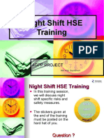 Night Shift Training in English