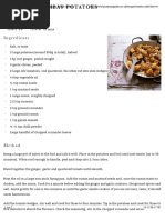 Bombay Potatoes Recipe - Easy Indian Recipe - Recipe by Anjum Anand (Houseandgarden - Co.uk)