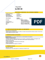 MSDS Aceite Shell Rotella DD-40 PDF