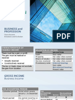 TAX - Gross Income (Income From Business and Profession)