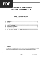 MS For Scaffolding Erection - For Information