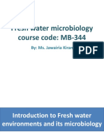 Fresh Water Environments and Its Microbiology