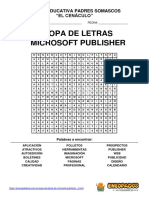 Sopa de Letras de Microsoft Publisher PDF