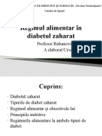 Regimul Alimentar În Diabetul Zaharat