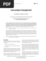 Lean Project Management