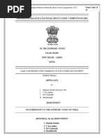 Mahamana Malaviya National Moot Court Competition 2015: Case Concerning The Possesion of Suit Schedule Property