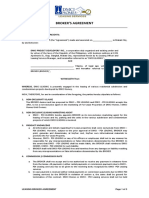 DMCI租赁经纪人合作协议 BROKERS AGREEMENT PDF