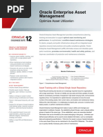 Oracle Enterprise Asset Management